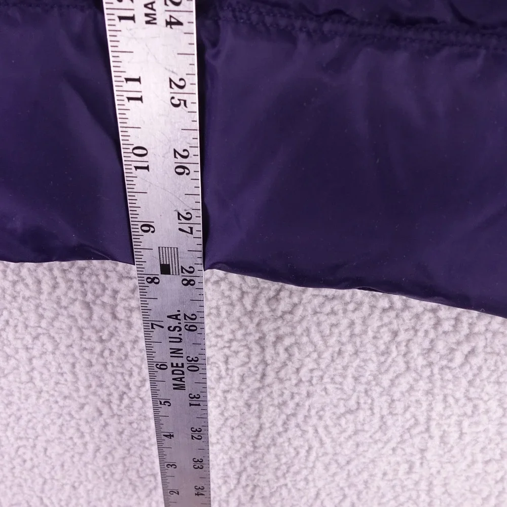 Orvis‎ Mens Classic Collection Blue Down Puffer Vest Large Snap Zip Pockets